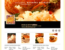 Tablet Screenshot of houseofcanton.com